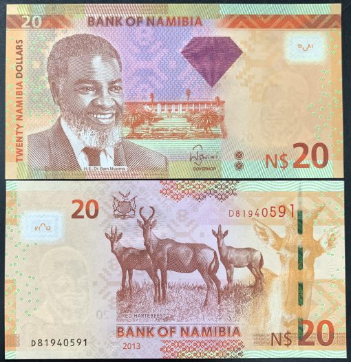 Namibia 20 dollar UNC