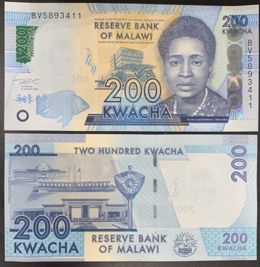 Malawi 200 Kwacha UNC